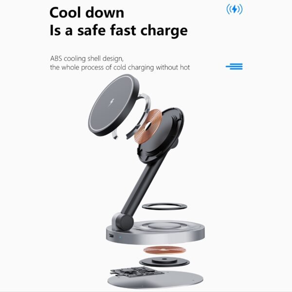 15W Magnetic Wireless Charging Station (Multi-Device)
